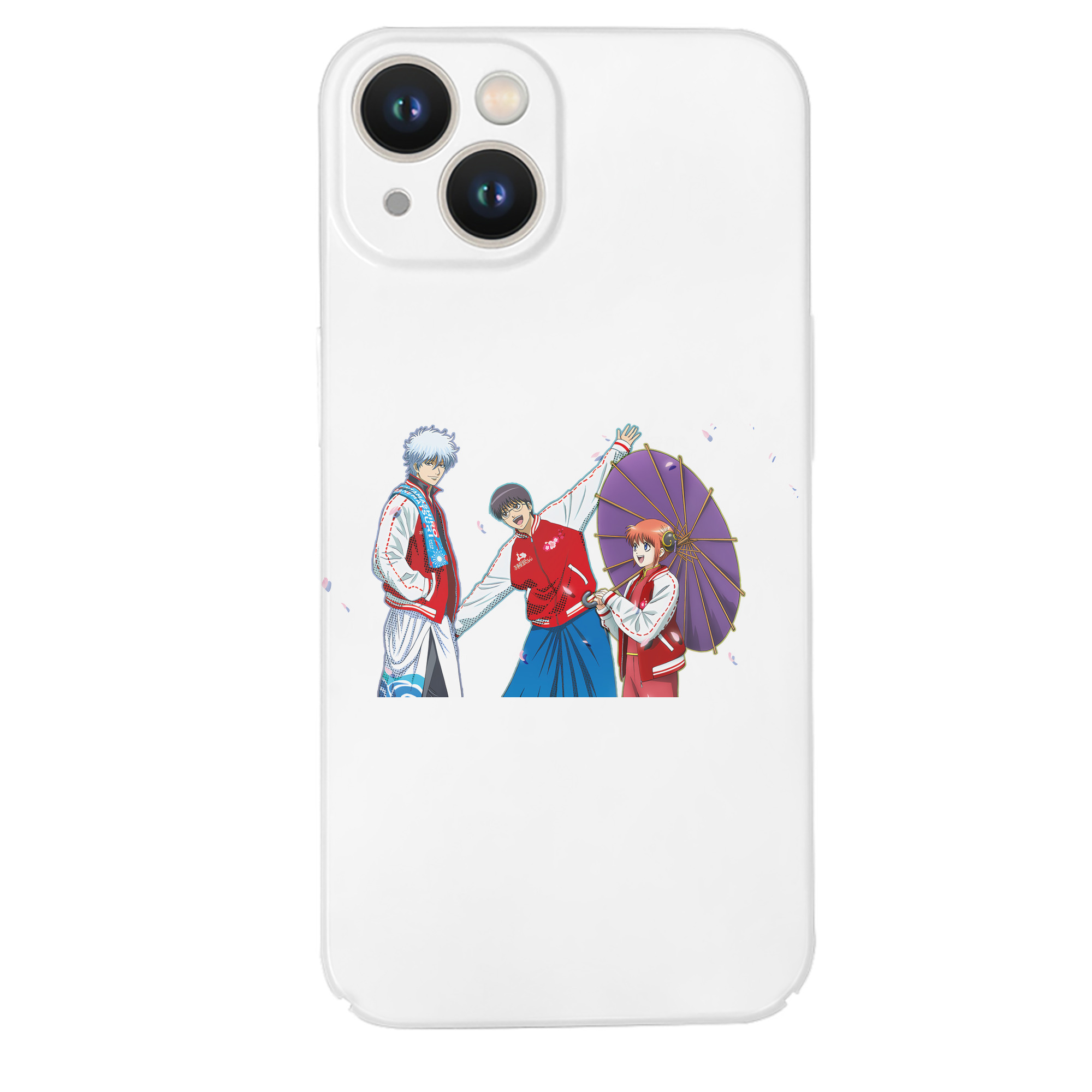 （画像用） ぎんたま 坂田銀時（さかたぎんとき） 神楽 志村新八（しむら しんぱち） GINTAMA Sakata Gintoki Kagura Shimura Shinpachi 【iPhone 14シリーズ対応】ハードケース